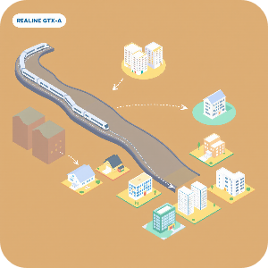 GTX-A.B.C노선과 부동산 시장 연관성 이미지