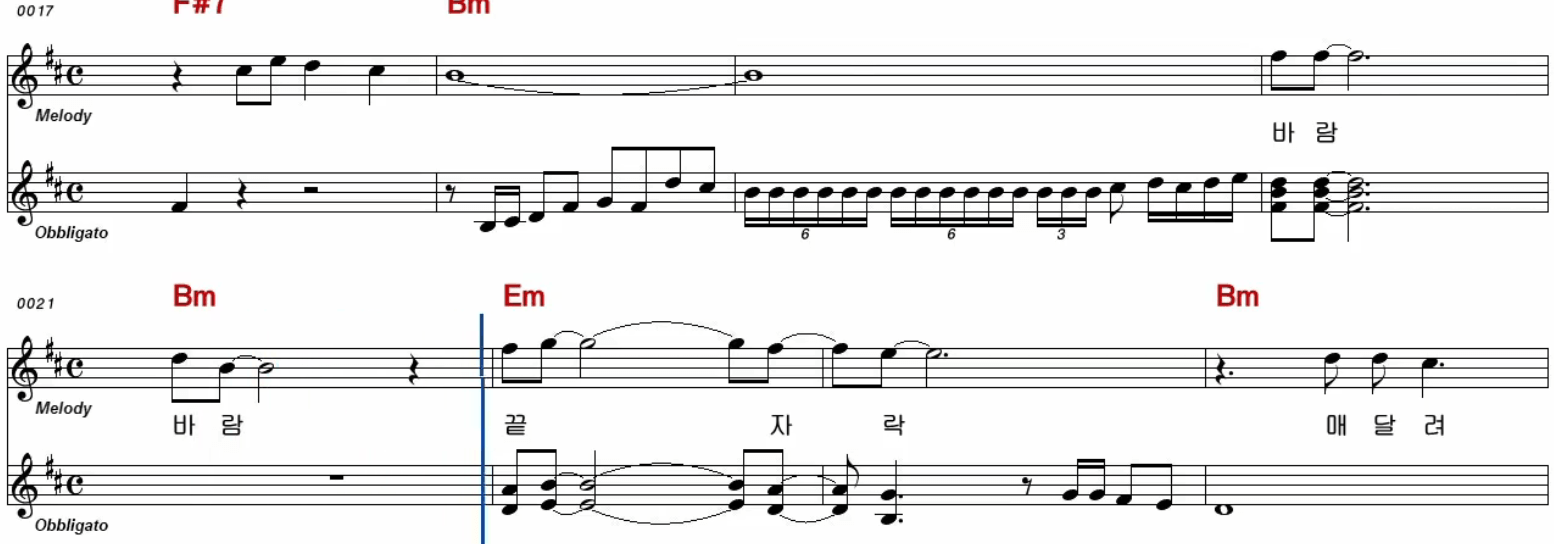 진성 동전 인생 악보