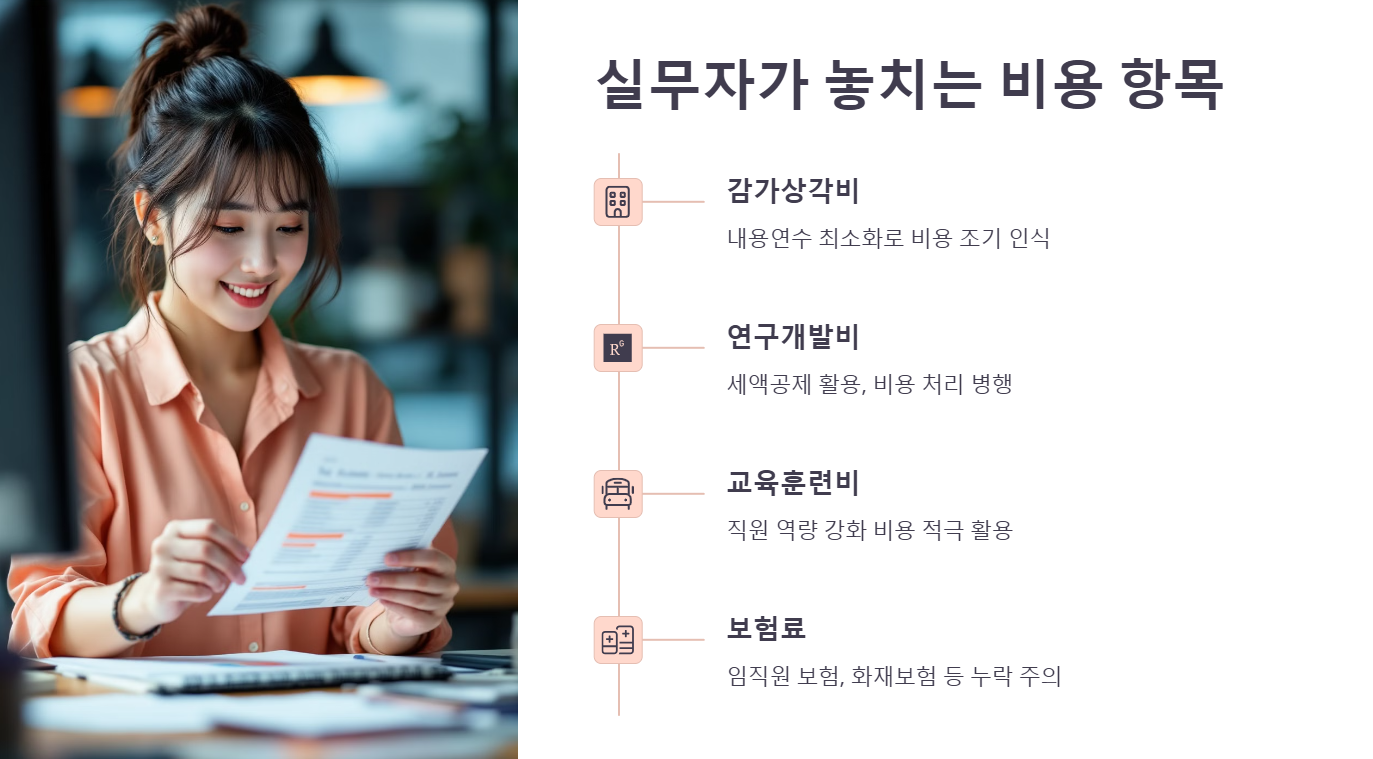 실무자가 놓치는 비용 항목