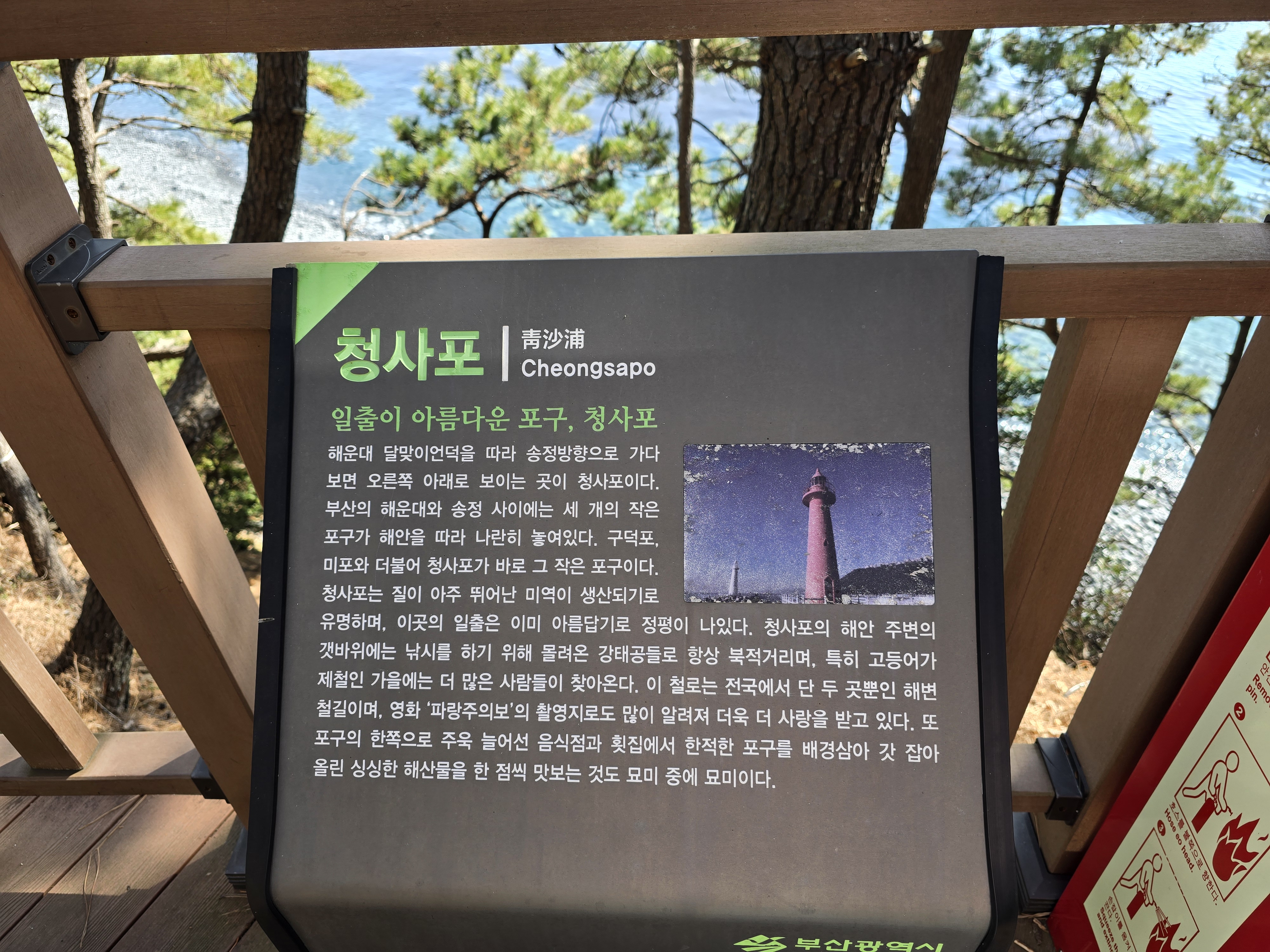 청사포역 
