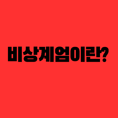 비상계엄선포
