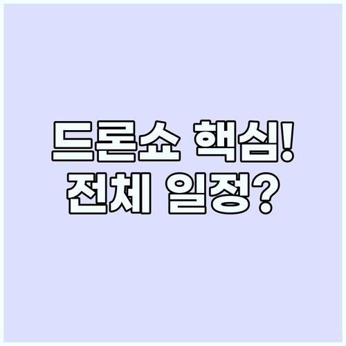 놓치지 마세요! 2024 한강 드론쇼..