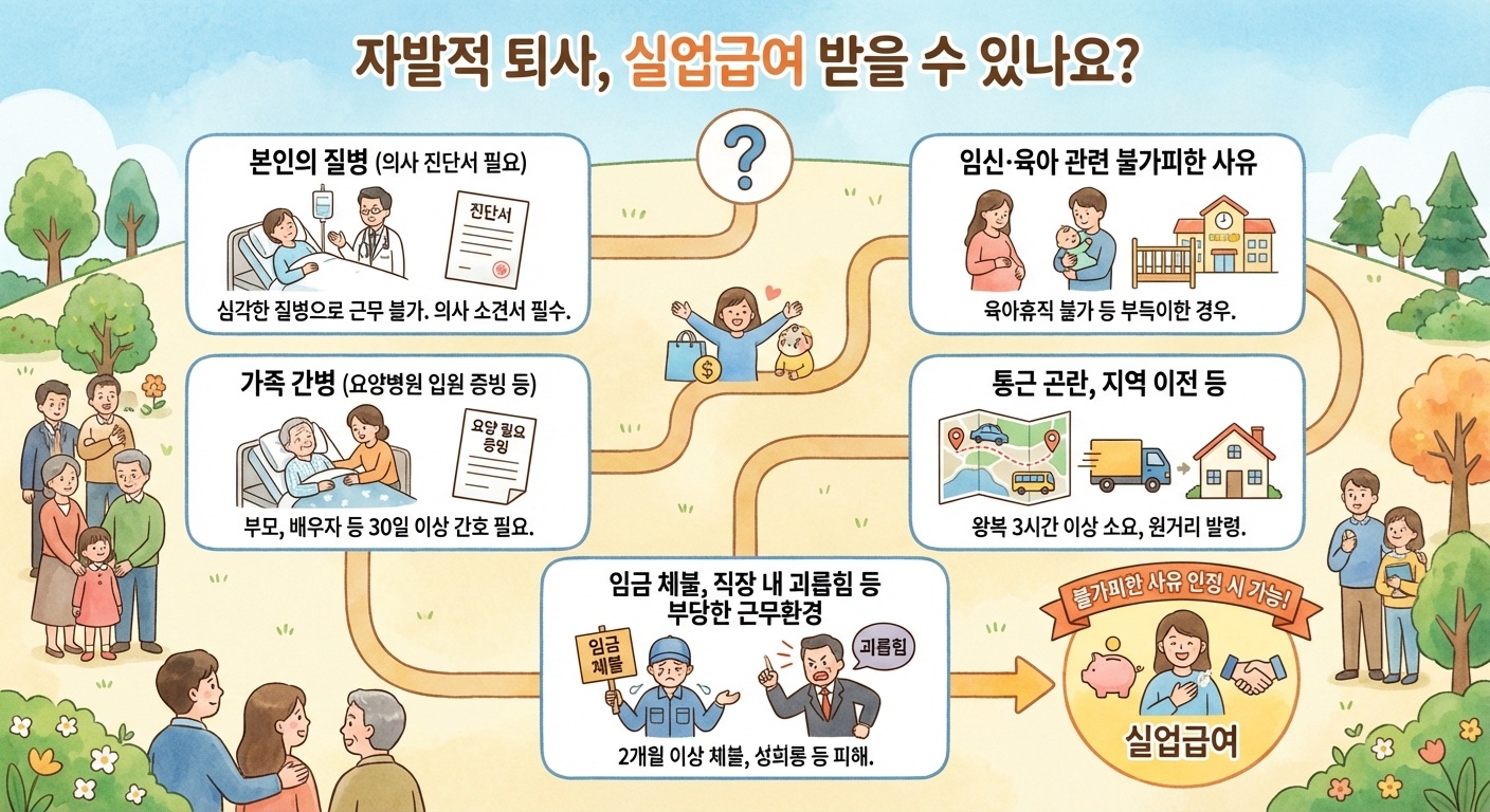 실업급여 자발적퇴사 예외