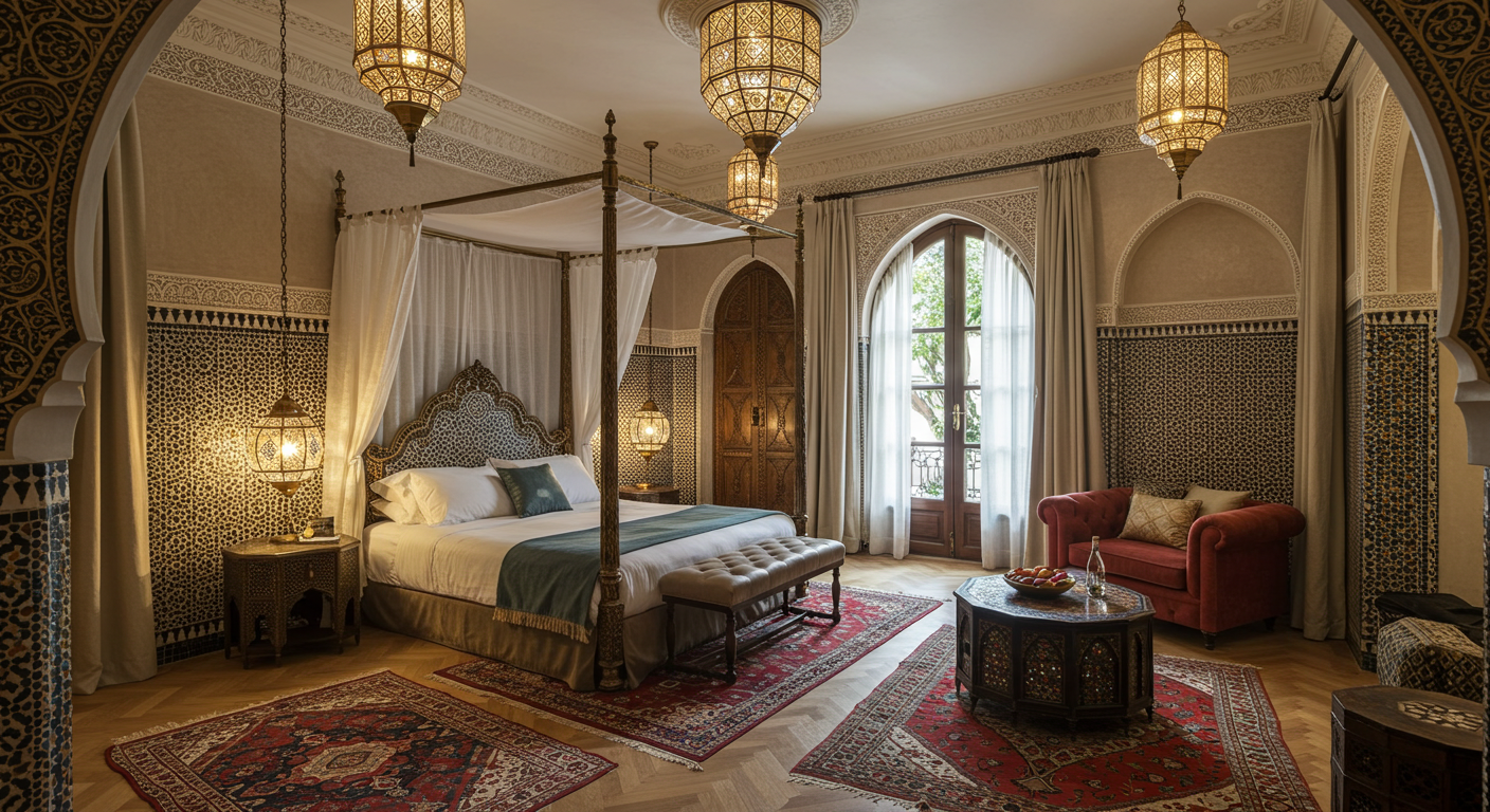 리야드 럭셔리 스위트룸