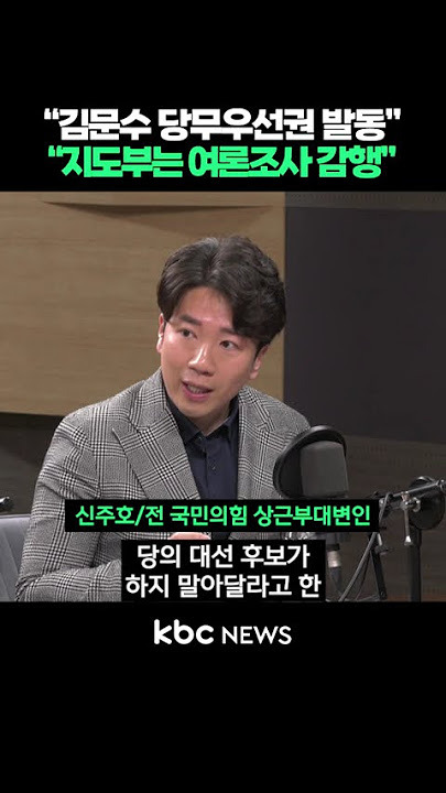 김문수 당무우선권 발동