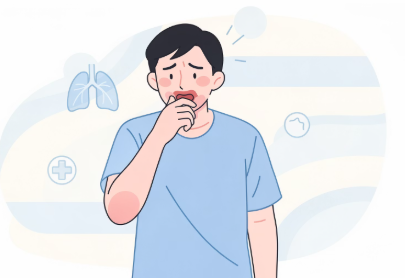 목이 간질간질하고 마른기침이 납니다