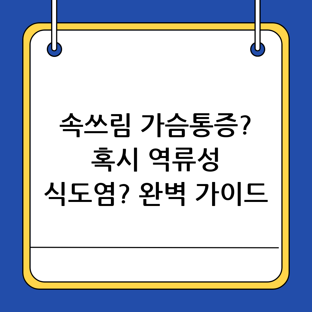역류성 식도염