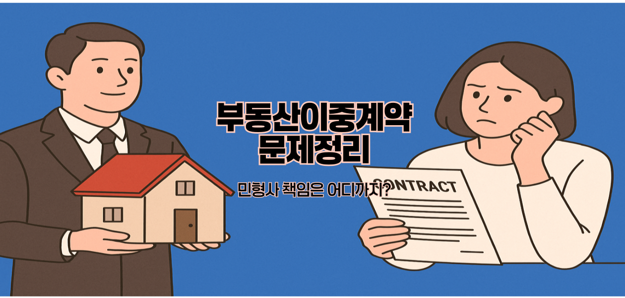 부동산이중계약 문제정리|민형사 책임은 어디까지?