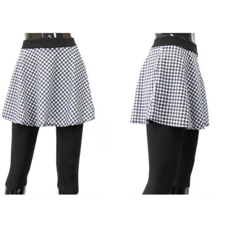 여름용 플레어스커트 일체형 7부 레깅스 골반레깅스