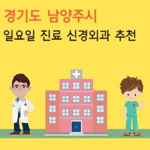 경기도 남양주시 일요일 진료 신경외과 추천
