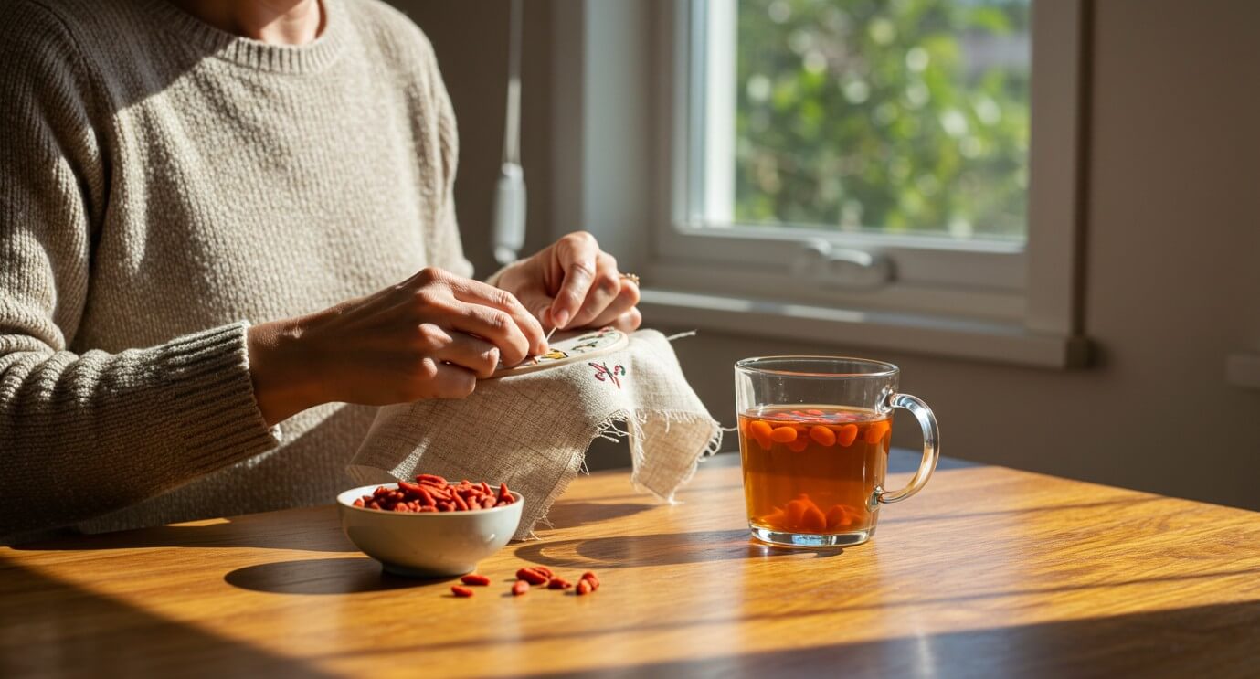 눈에 좋은 구기자차