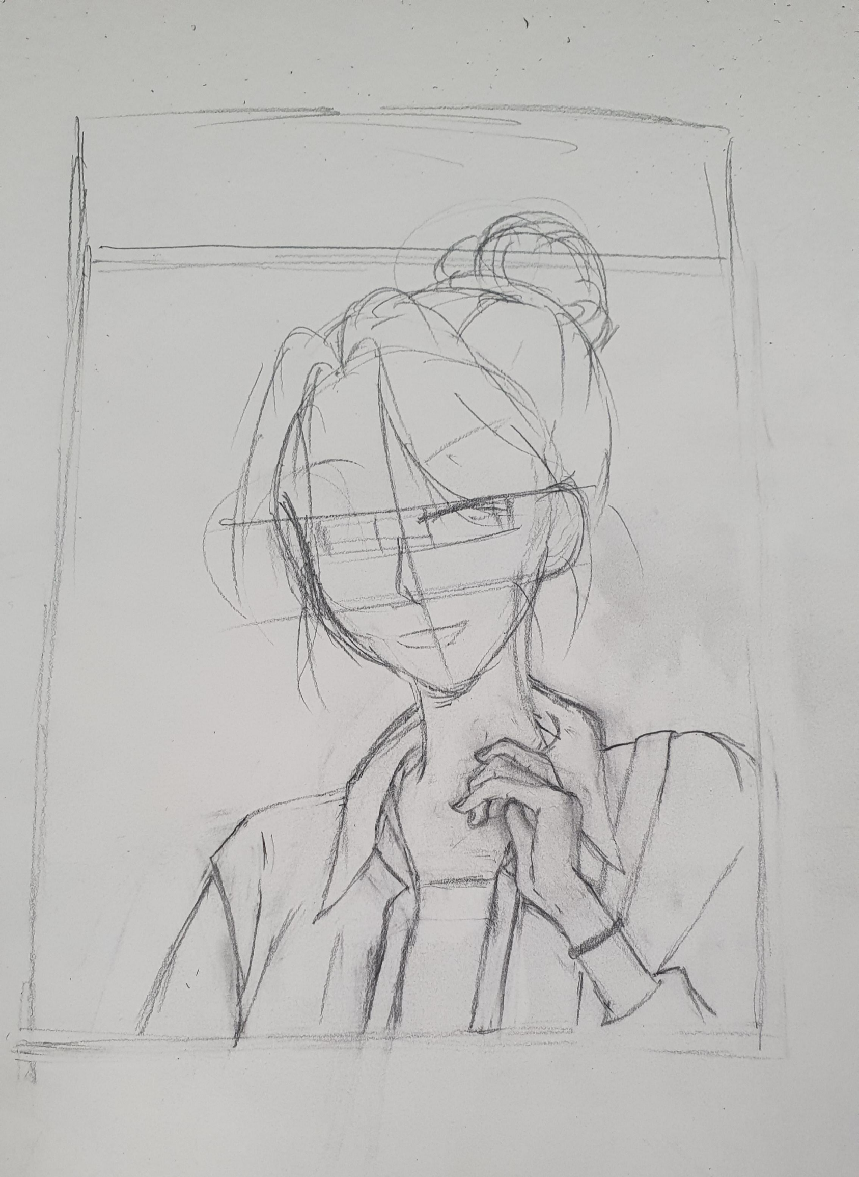 묶은-머리-그리기