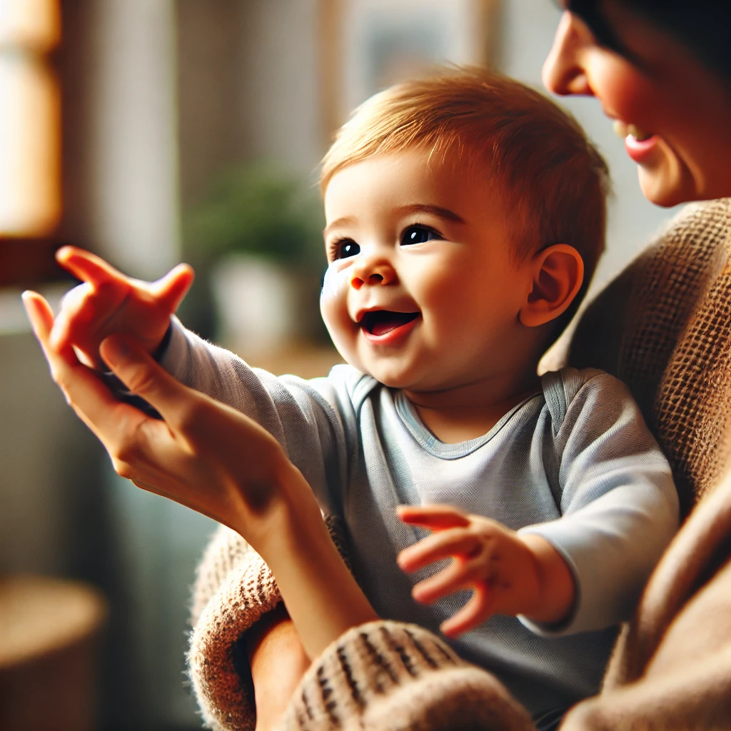 아기와 엄마 사진