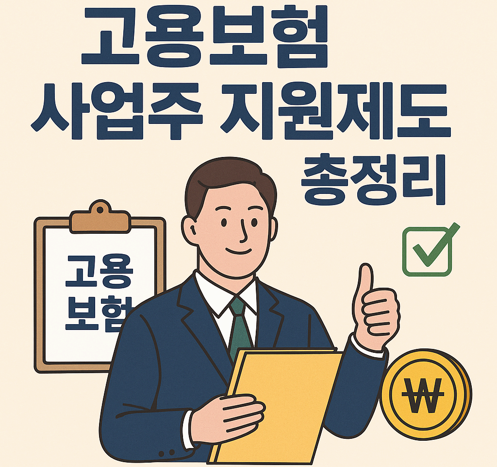 고용보험 사업주 지원제도 총정리 ✅ 인건비·훈련비 절감 실현하는 현실적 방법