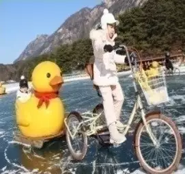 포천 산정호수 썰매축제