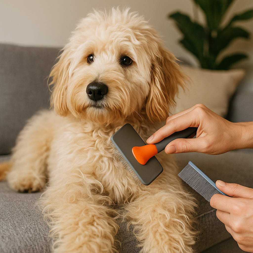 강아지 털 엉킴 방지를 위한 관리법 사진
