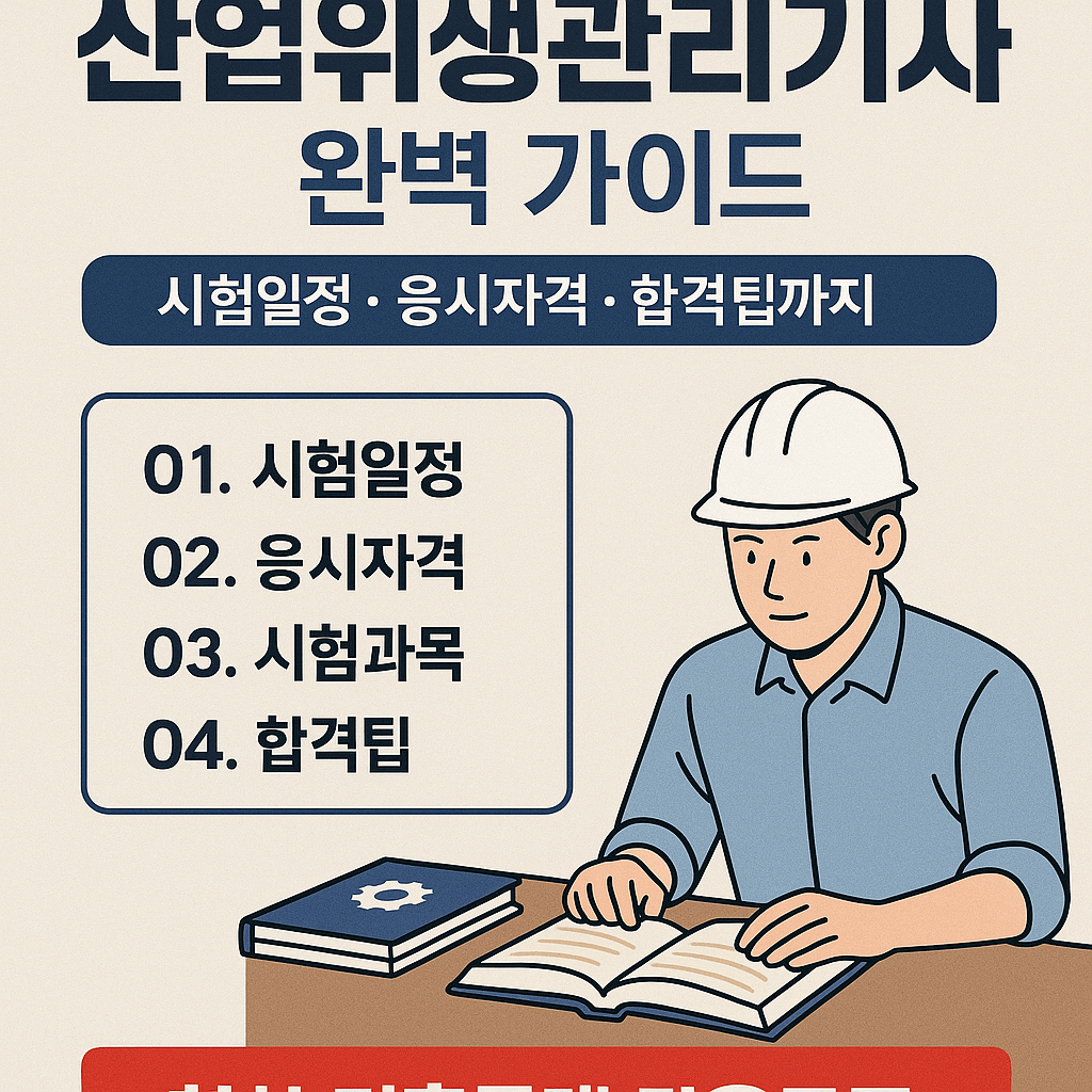 산업위생관리기사 시험 응시 자격 과목 합격팁까지