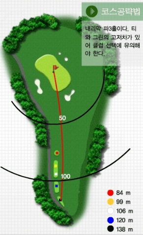 아리지 cc 달님 코스
