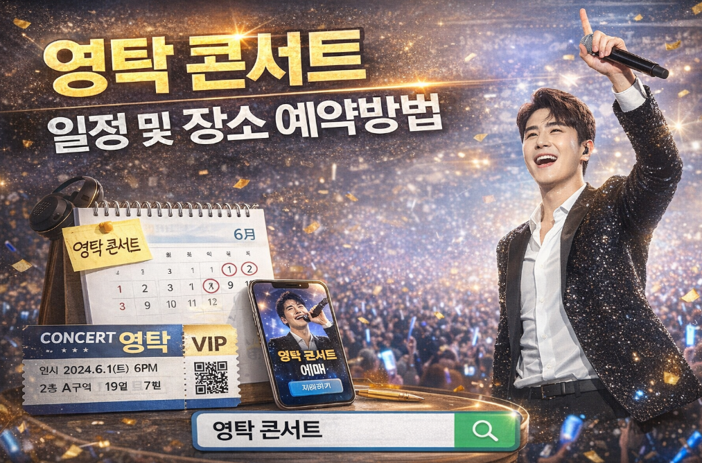 영탁 콘서트 일정 및 예매 100% 성공하는 법