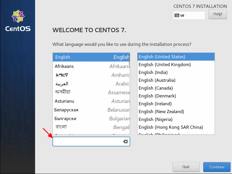 centOS 7 설치3