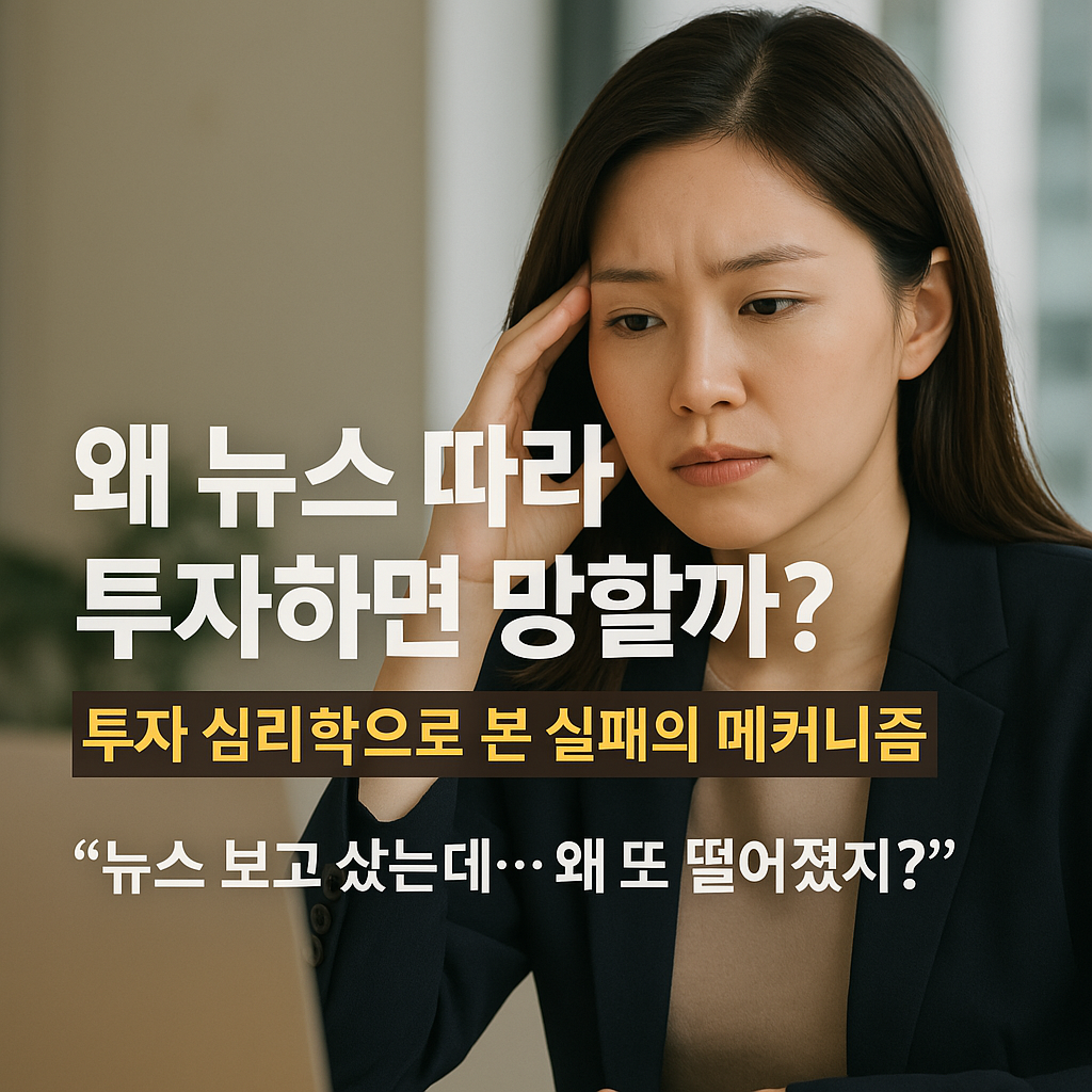 수익률, 심리학이 알려주는 뉴스 투자 함정