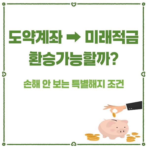 alt="2026년 청년도약계좌 청년미래적금 갈아타기 및 특별중도해지 조건 득실 비교 안내 썸네일이미지"