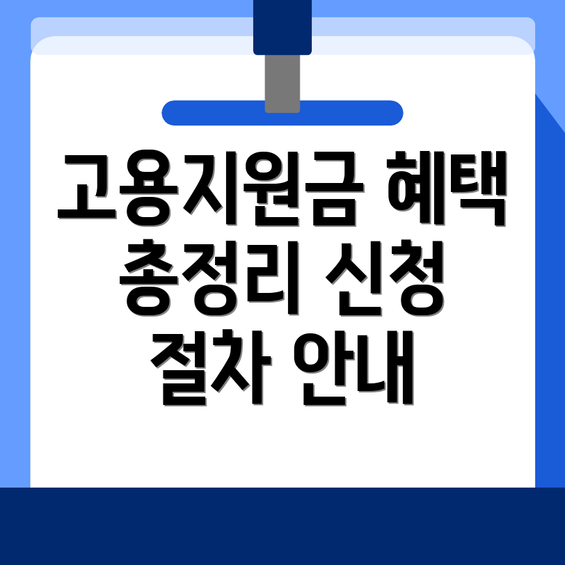 고용지원금 환급