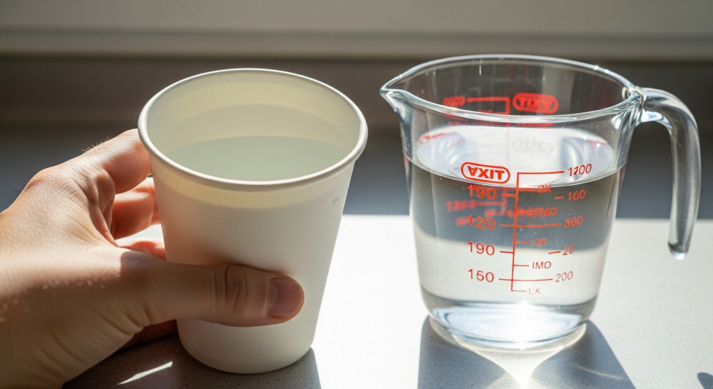 종이컵 사이즈 ml