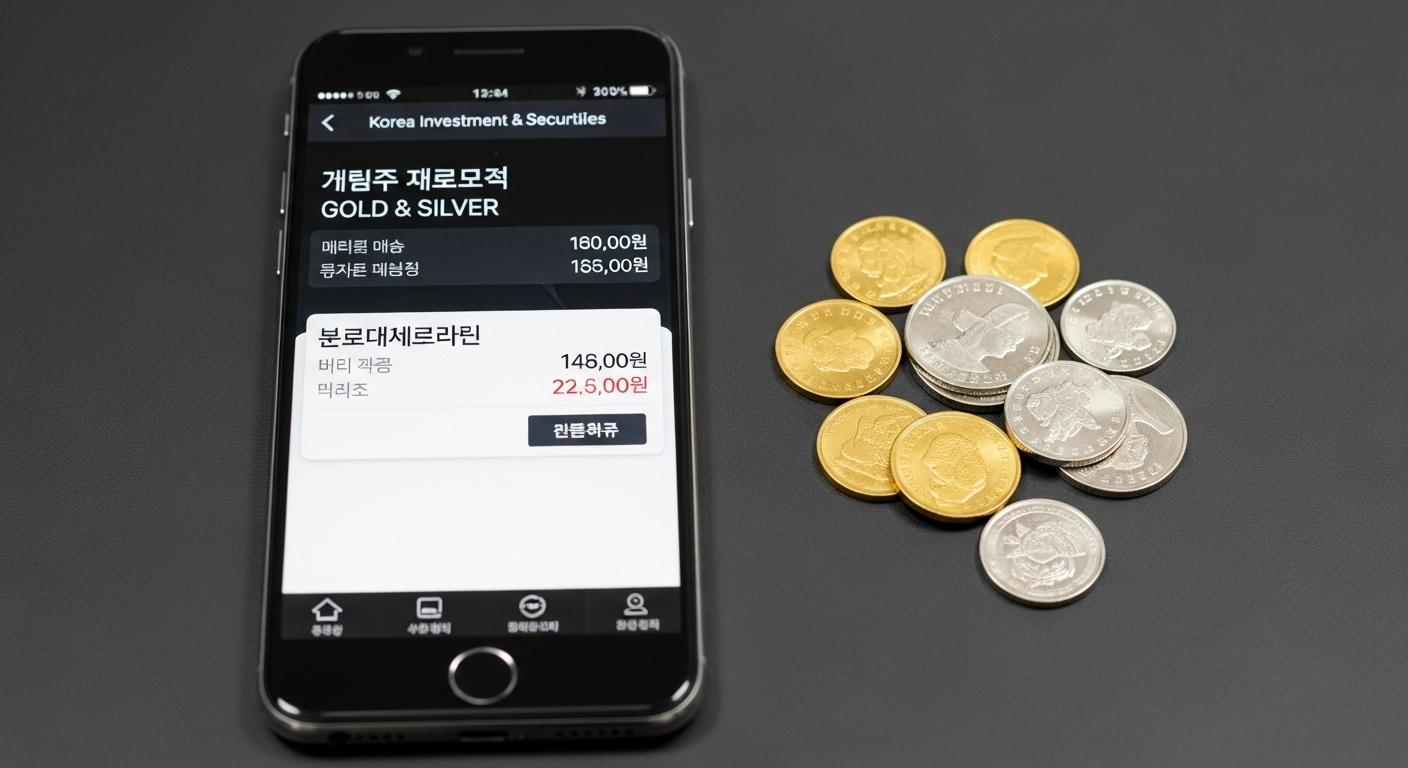 한국투자증권 금현물 계좌 개설 방법