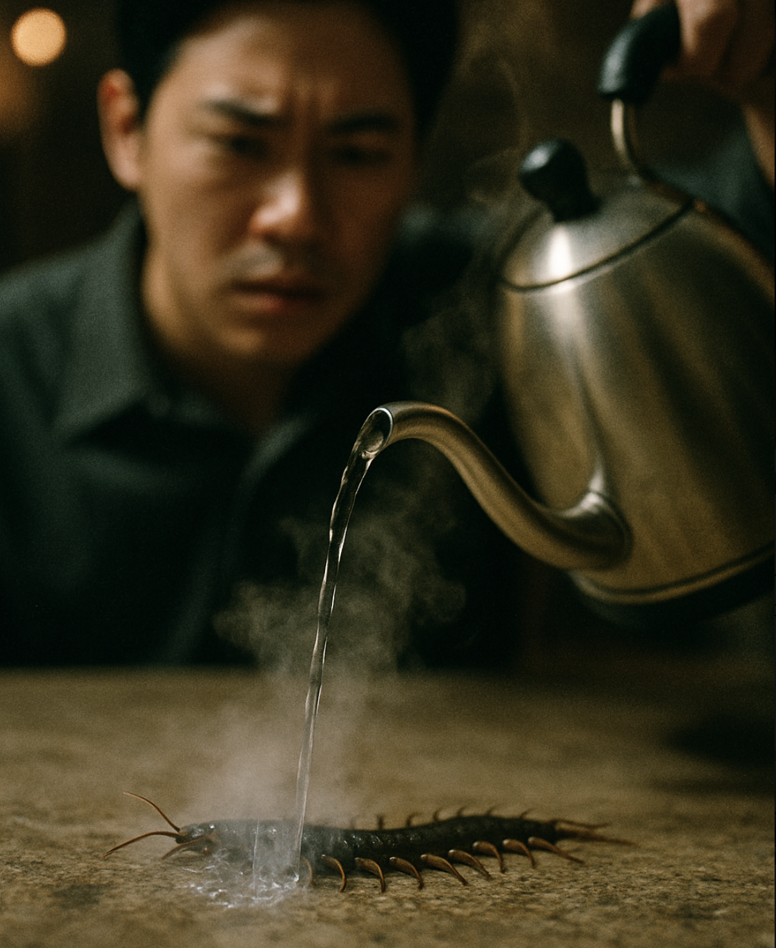 기적의 퇴치법 1: 뜨거운 물의 기습 공격