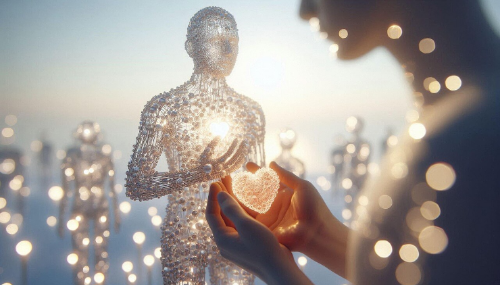 사람과 로봇이 감정적으로 교류