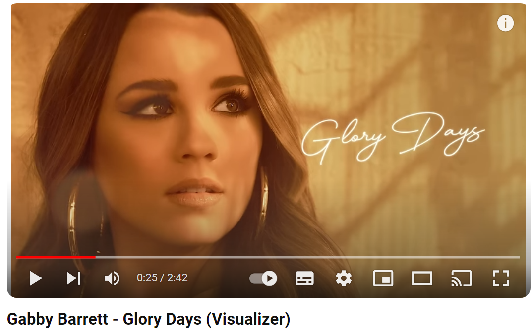 Gabby-Barrett-Glory-Days