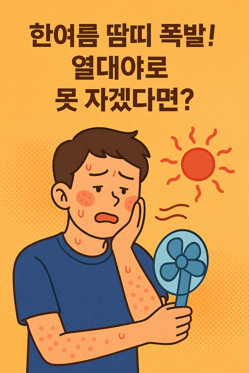 한여름 땀띠·열대야 대처법 총정리