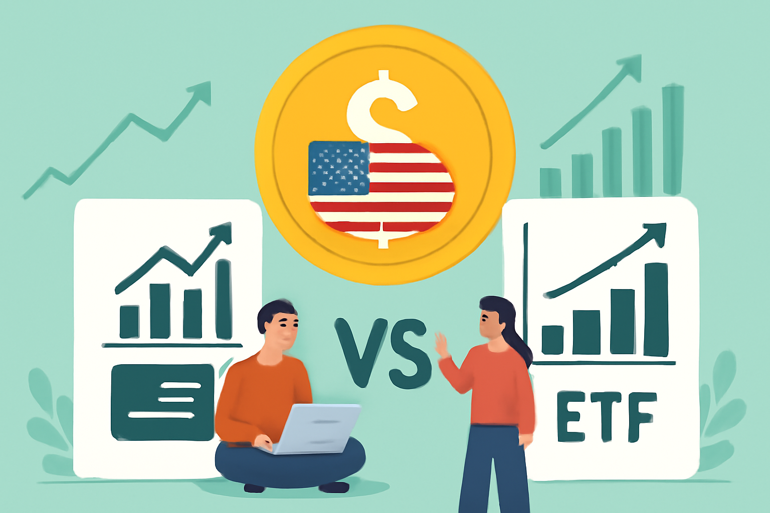 미국주식 투자, 개별주와 ETF 중 뭐가 더 유리할까? 초보자 필독 가이드 관련 사진