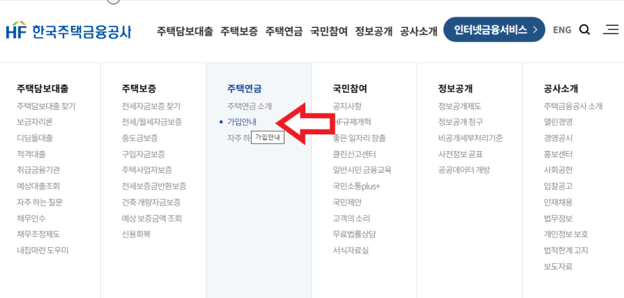 주택연금 예상연금 수령액 계산 사이트 안내