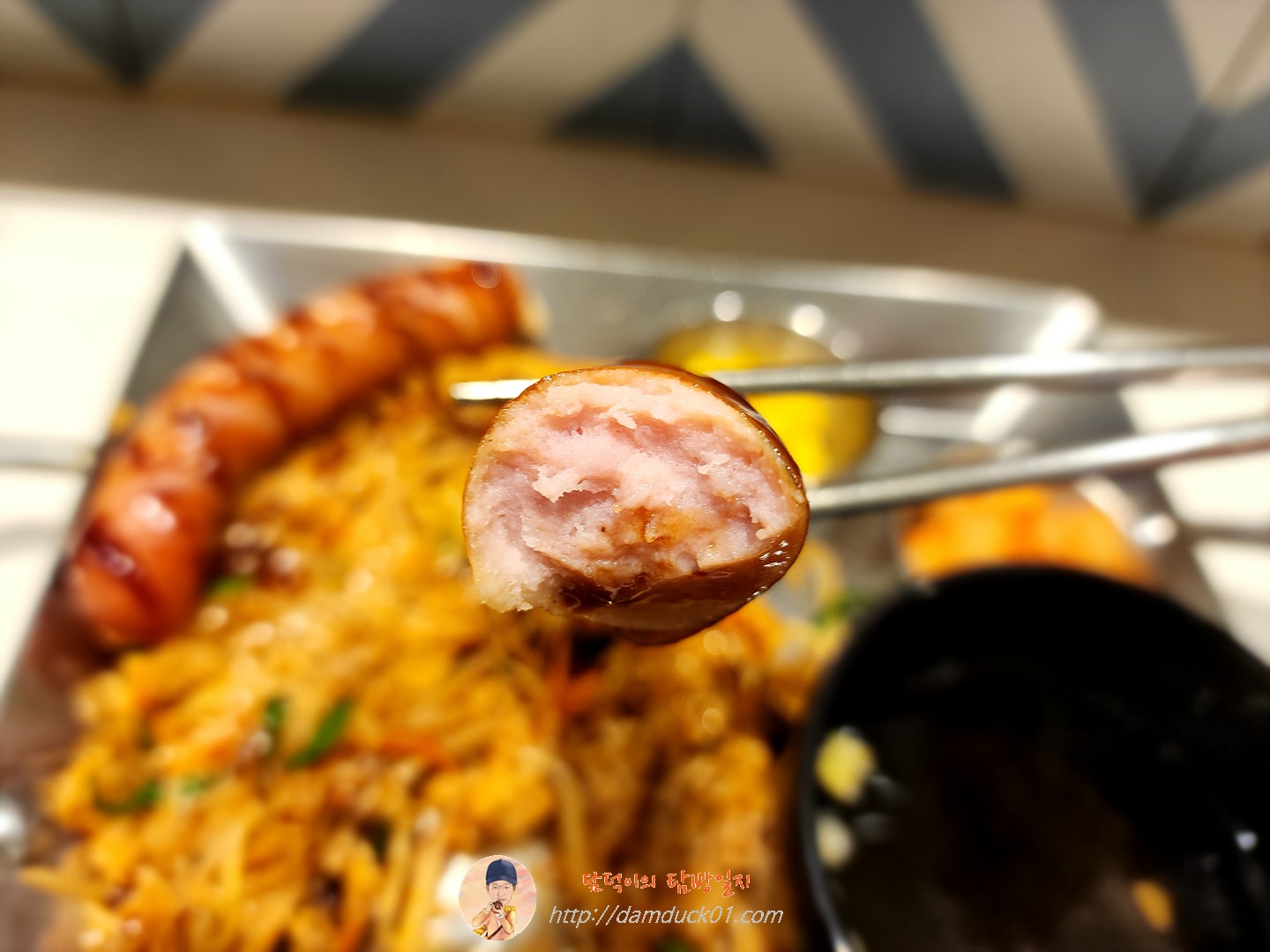 웨스턴소세지철판볶음밥