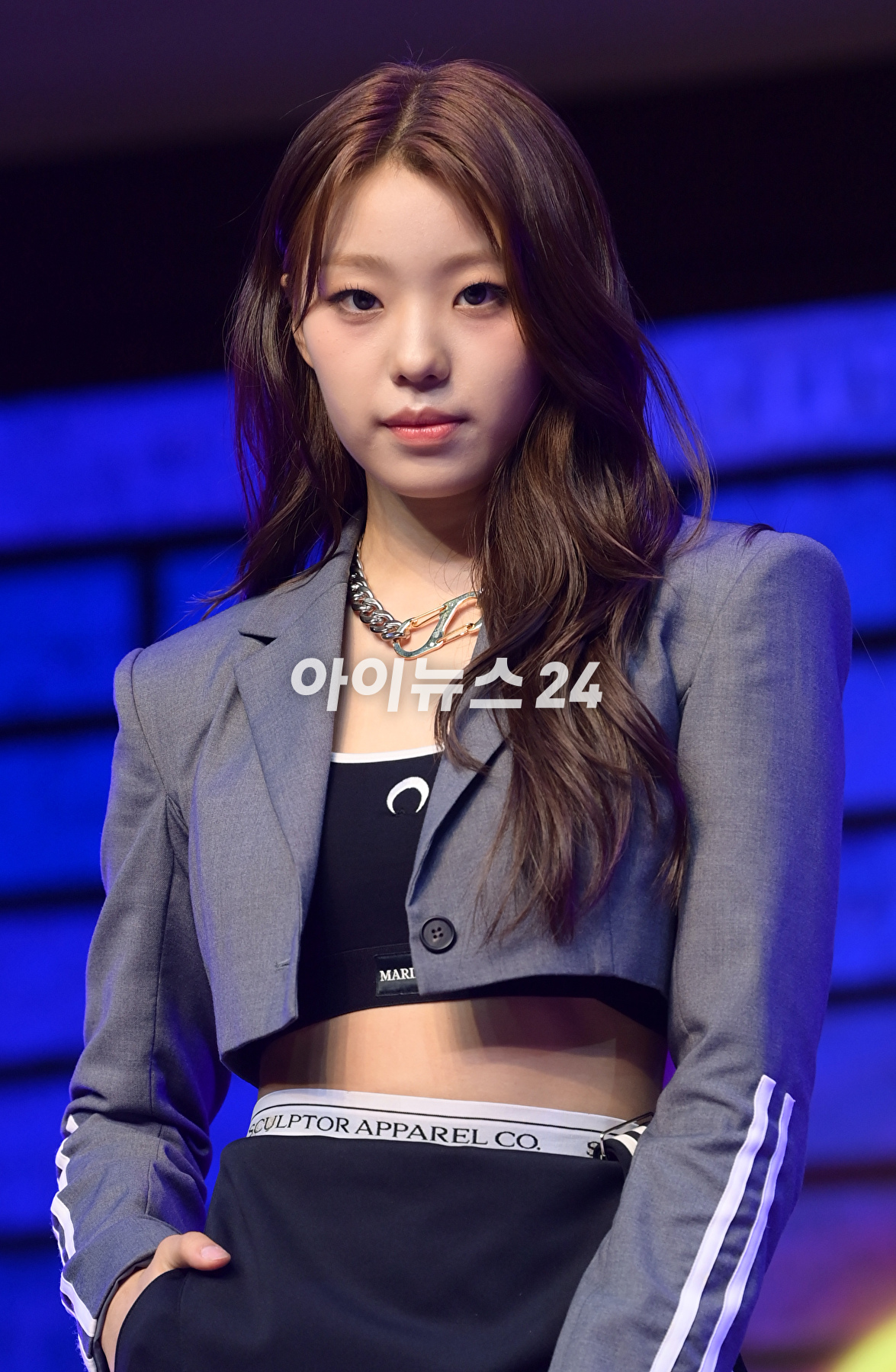 그룹 라필루스 하은이 21일 오후 서울 강서구 스카이아트홀에서 진행된 라필루스(Lapillus) 두 번째 미니앨범 '걸스 라운드 파트 2'(GIRL's ROUND Part. 2) 발매 기념 쇼케이스에 참석하고 있다. [사진=정소희 기자]