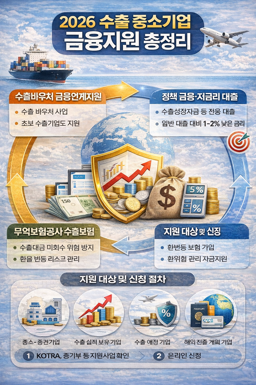 수출 중소기업 금융지원 대상