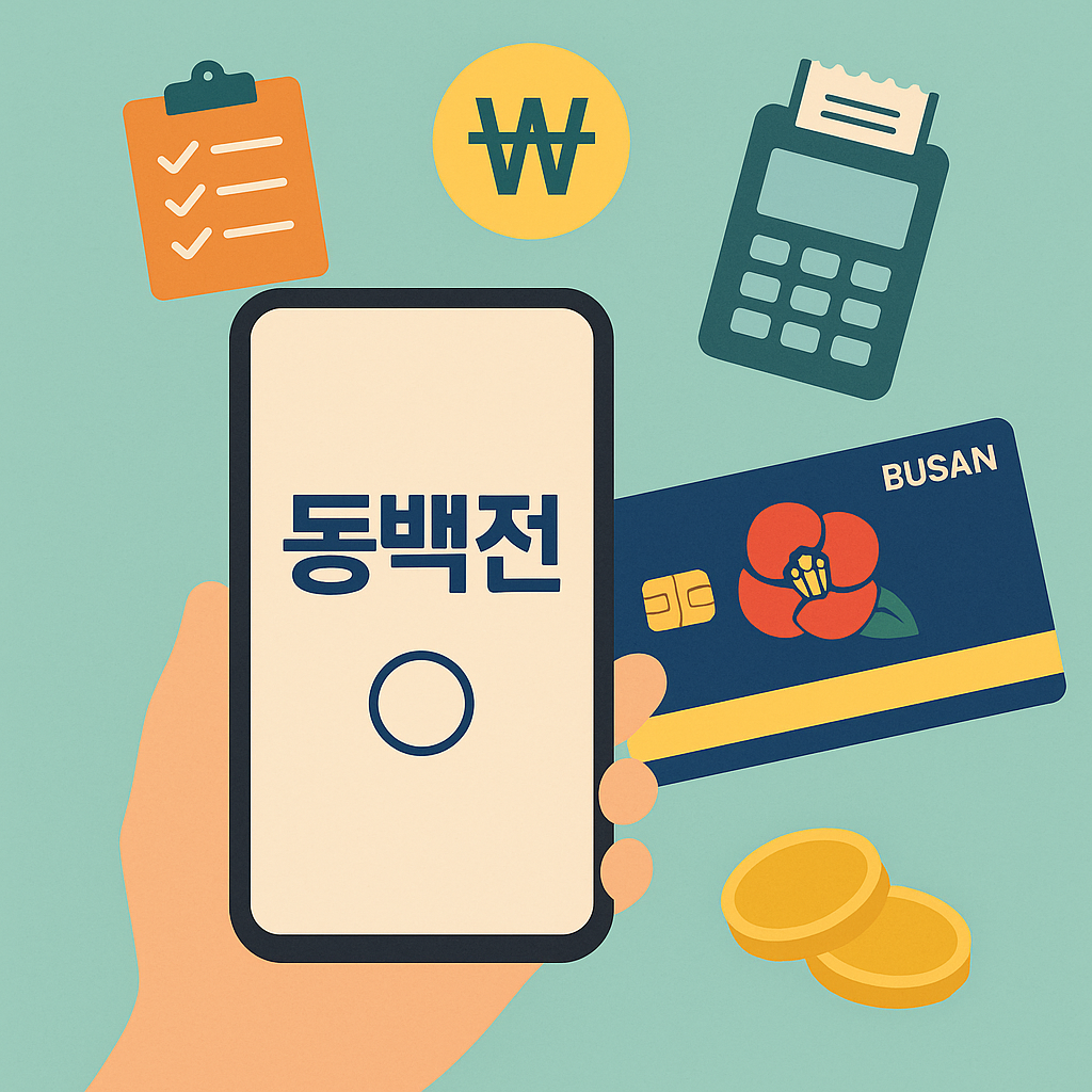 부산 동백전 정책지원금 사용방법