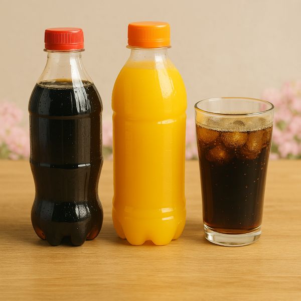 설탕이 많이 들어간 음료(탄산음료, 과일주스)