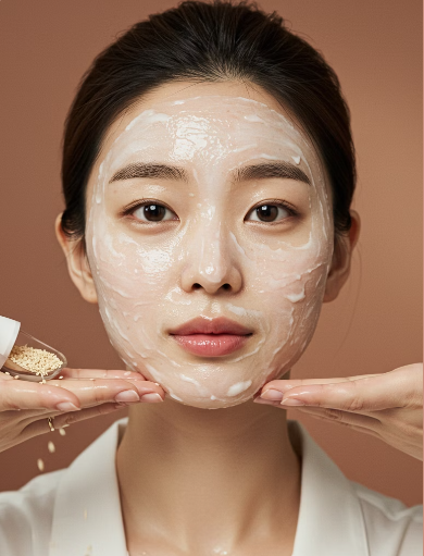 들깨가루 팩 효능 : 미백, 보습