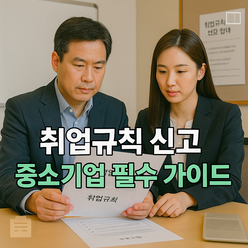 취업규칙 신고 필수 가이드