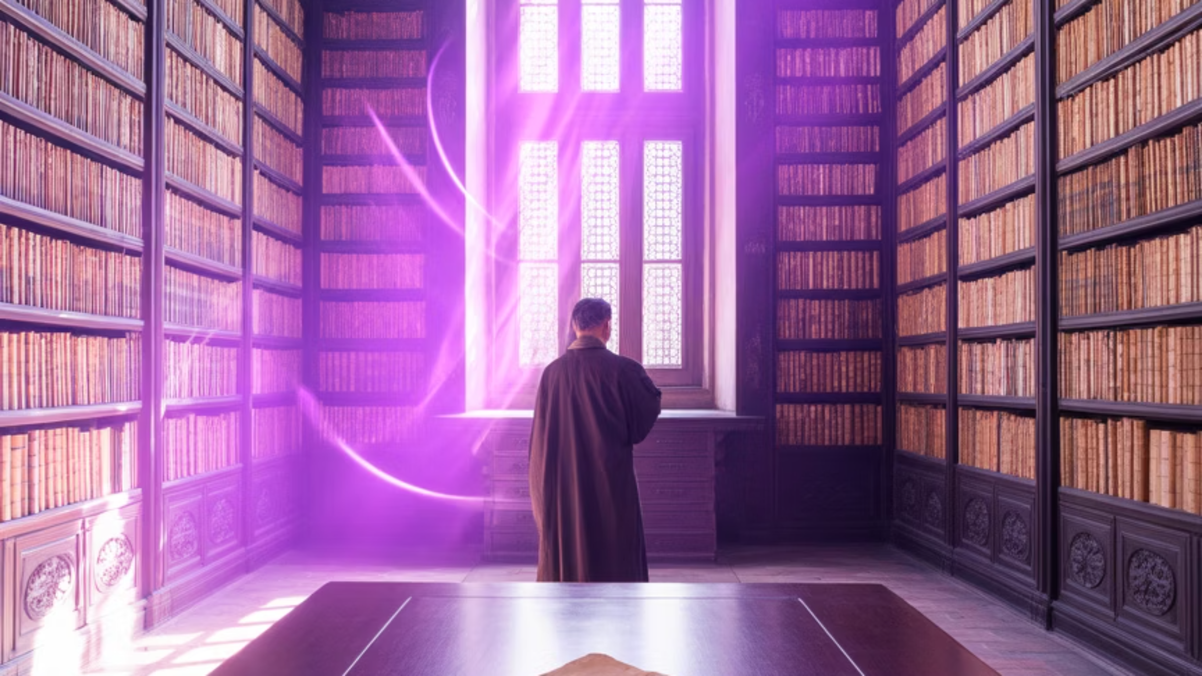 맹자의 조화로운 공동체와 니체의 가치 전도를 대조하여 사회와 국가에 대한 비전을 나타내는 이미지.