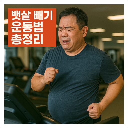 뱃살 빼기 운동법_런닝