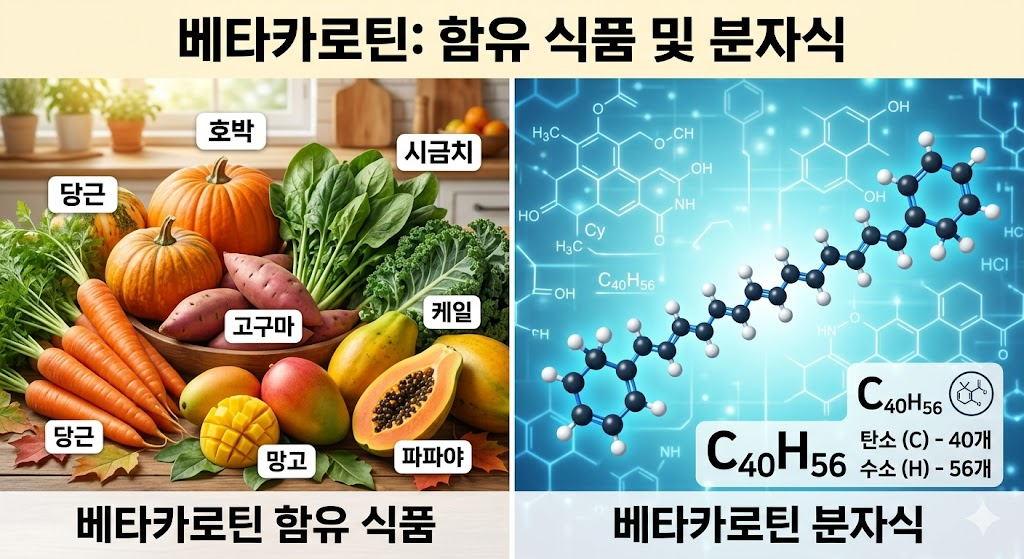 베타카로틴: 프로비타민 A의 생화학적 메커니즘과 완벽한 섭취 가이드