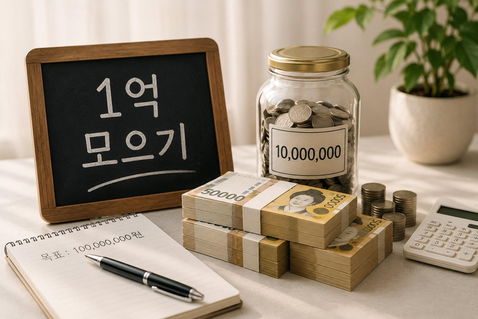 2026년 1억 모으기 현실적으로 가능할까? 돈 모으는 방법부터 목돈 만들기 전략까지 총정리