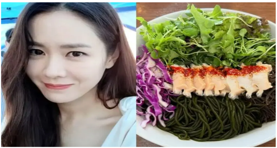 손예진의 날씬한 비결 저칼로리 저녁 식단