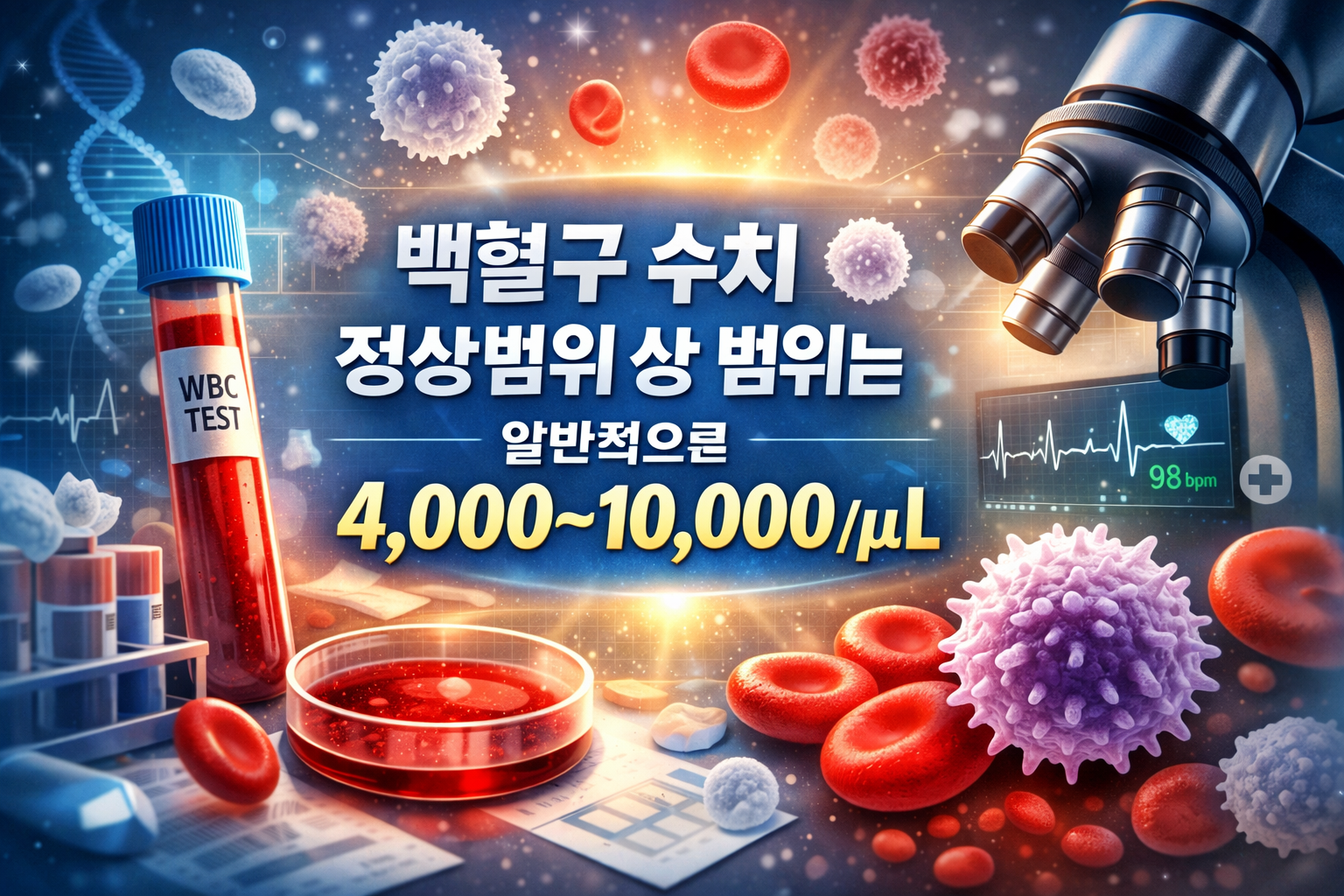 백혈구 수치 정상범위