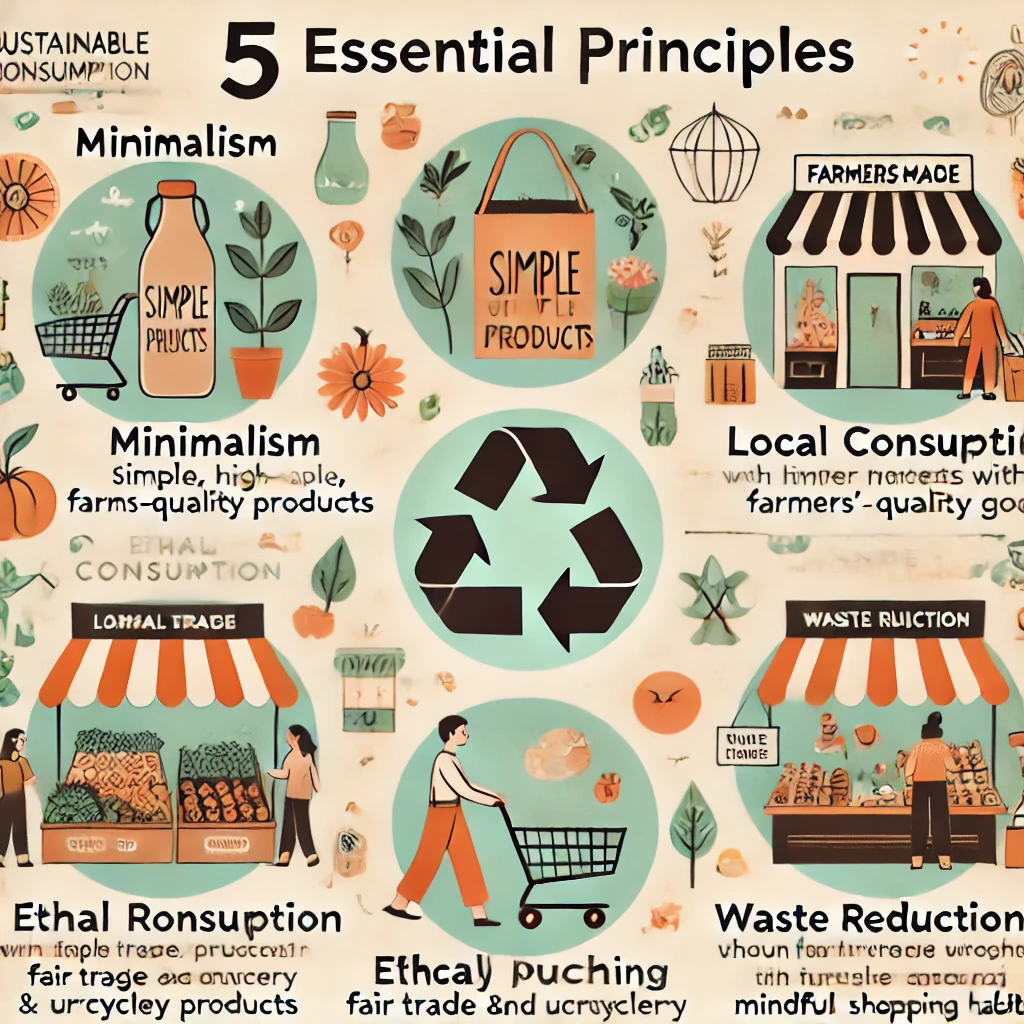 지속 가능한 소비를 위한 필수 원칙 5가지