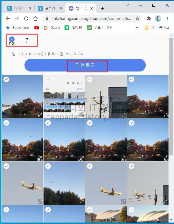 사진-동영상-다운로드